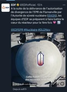 Flamanville : Le réacteur EPR s’éveille enfin après 12 ans de retard