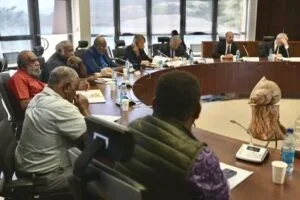Reunion de travail en Nouvelle Caledonie
