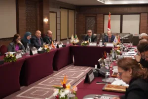 Reunion de Travail entres les deux delegations ( Algérie et Tunisie