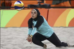 Handballeuse (capture d'écran)
