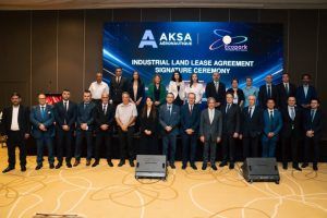 Céremonie de signature Aksa Aéronautique en Tunisie ( credit photo compte X @AhmetMisbah ambassadeur de Truquie en Tunisie Ah